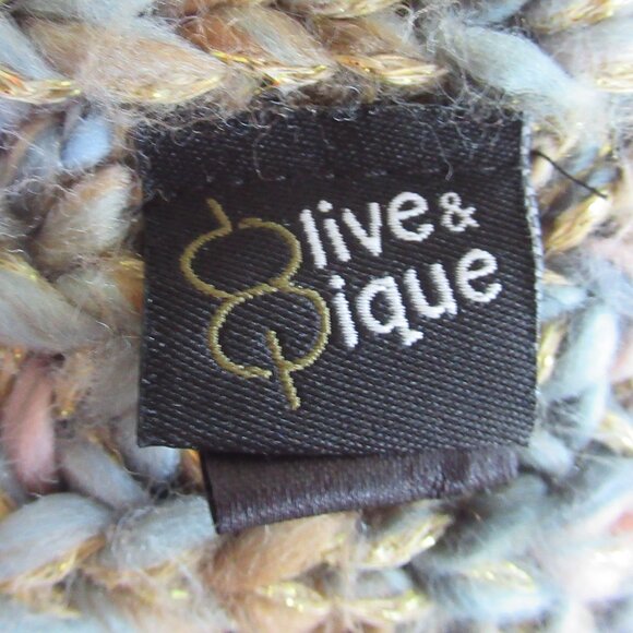 Lot of 2 beanie hats, one size, stretch, chunky & slouchy hat Pink, Multicolor - Picture 5 of 11